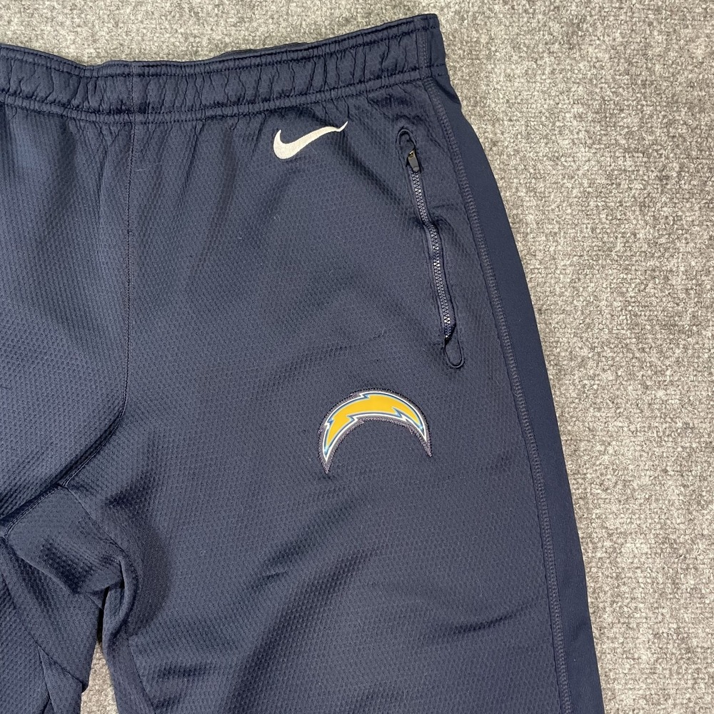Nike Therma-Fit Athletic Pants Chargers Men's Size Large Navy NFL On Field Track